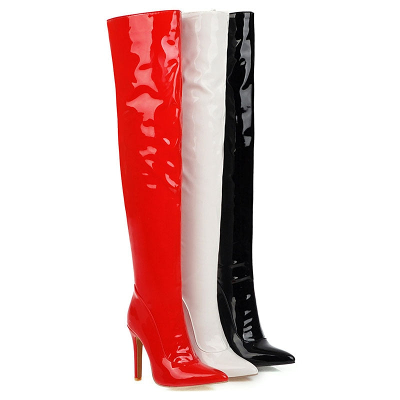 Meyerbeer - Over The Knee Drag Queen Boots - Plus size