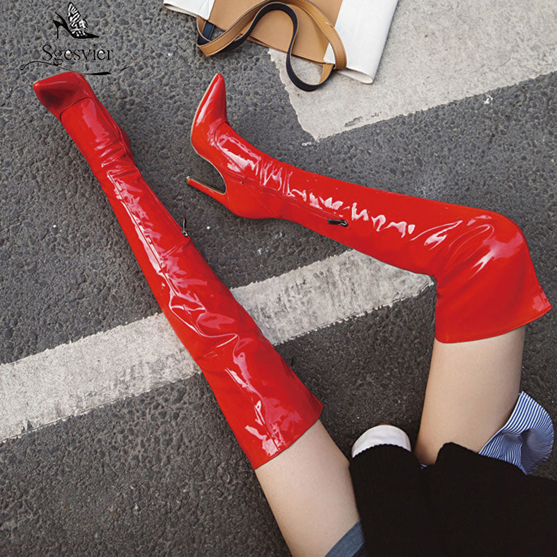 Meyerbeer - Over The Knee Drag Queen Boots - Plus size