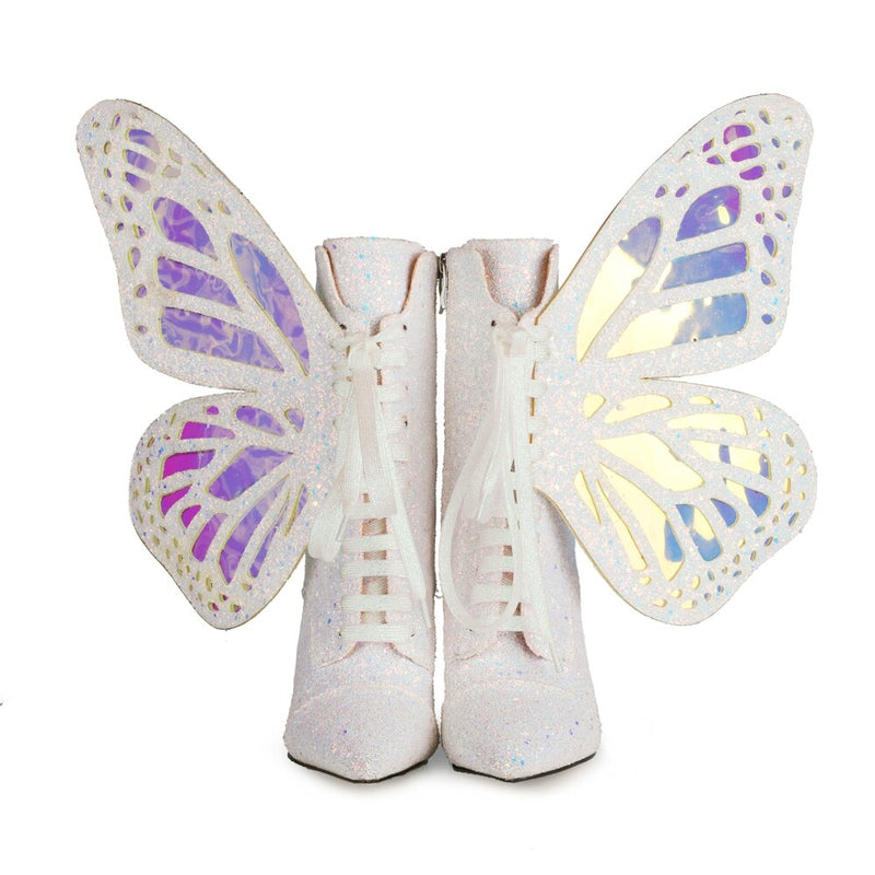 Butterfly - Drag Queen Ankle boots With Wings - Plus Size
