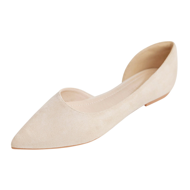 (34-45) Korean Big Size Pointed Toe Ballet Flats Shoes
