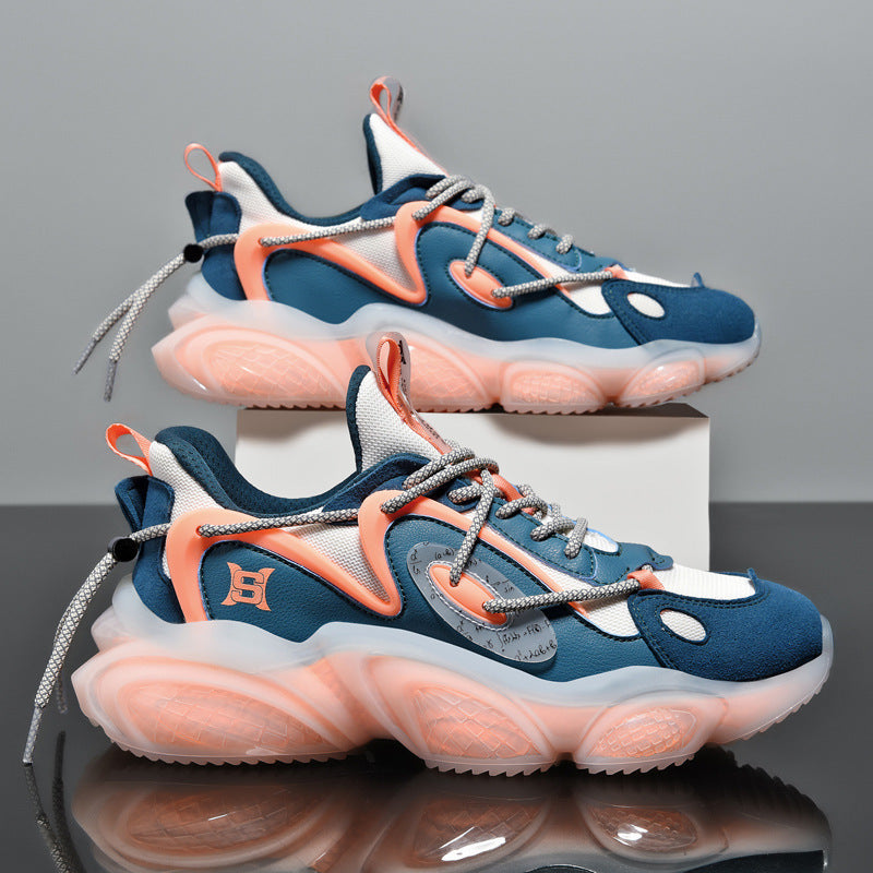 Fashionable mesh casual shoes in oversize