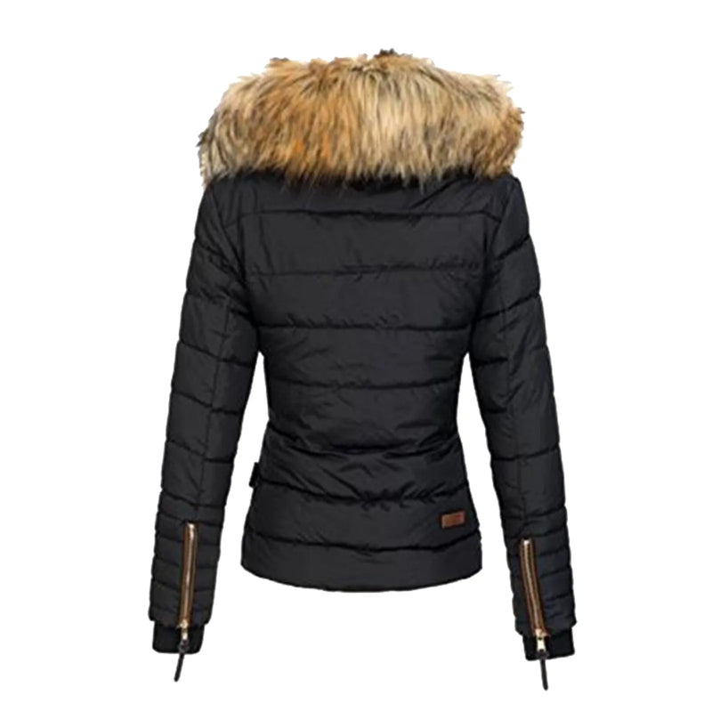 Coat Woman Winter Plus Size Collar Zipper Padded Jacket Winter Coat For Women 2023 Thick Warm Jacket  Woman Clothing