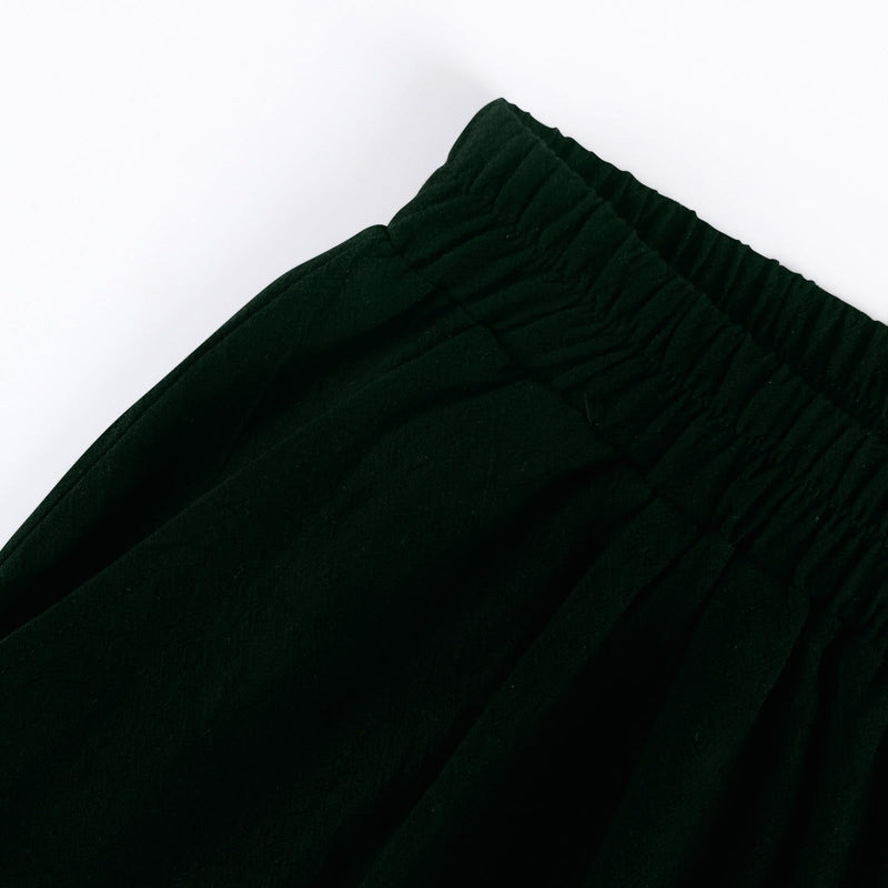 Plus Size Shorts for Women Sweat Pants Wide Leg High Waisted Loose Baggy Elastic Cargo Shorts Summer Lounge Bermuda Knee Length Cotton Linen Short Ladies Comfy Clothing Trousers(Green,XX-Large)