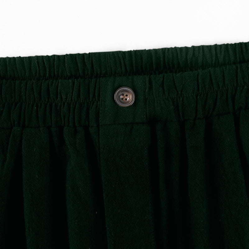Plus Size Shorts for Women Sweat Pants Wide Leg High Waisted Loose Baggy Elastic Cargo Shorts Summer Lounge Bermuda Knee Length Cotton Linen Short Ladies Comfy Clothing Trousers(Green,XX-Large)