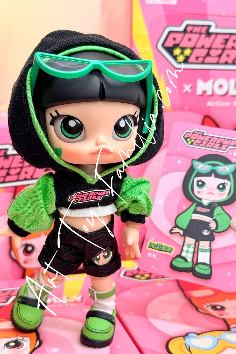 Molly × The Powerpuff Girls Action Figure - 飞天小女警系列可动人偶