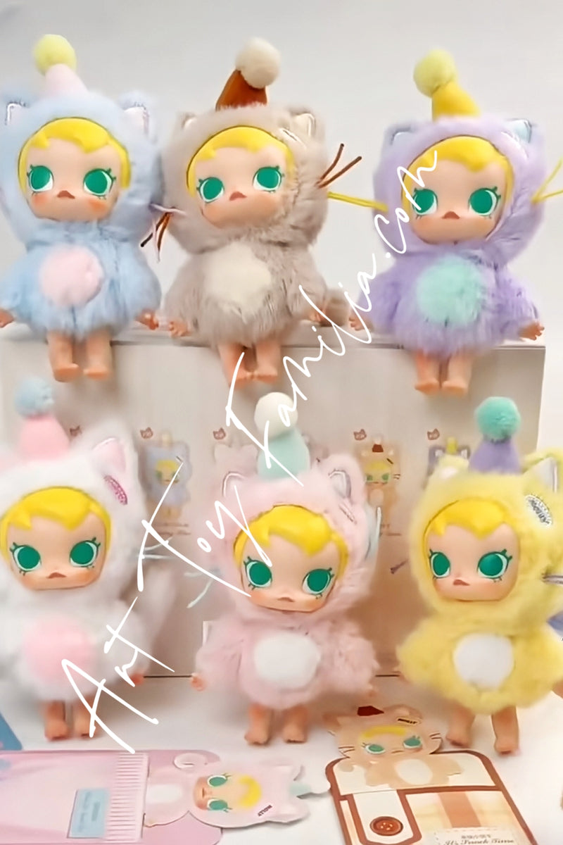 Baby Molly Pocket Friends Series Vinyl Plush Pendant - 口袋朋友系列搪胶毛绒挂件