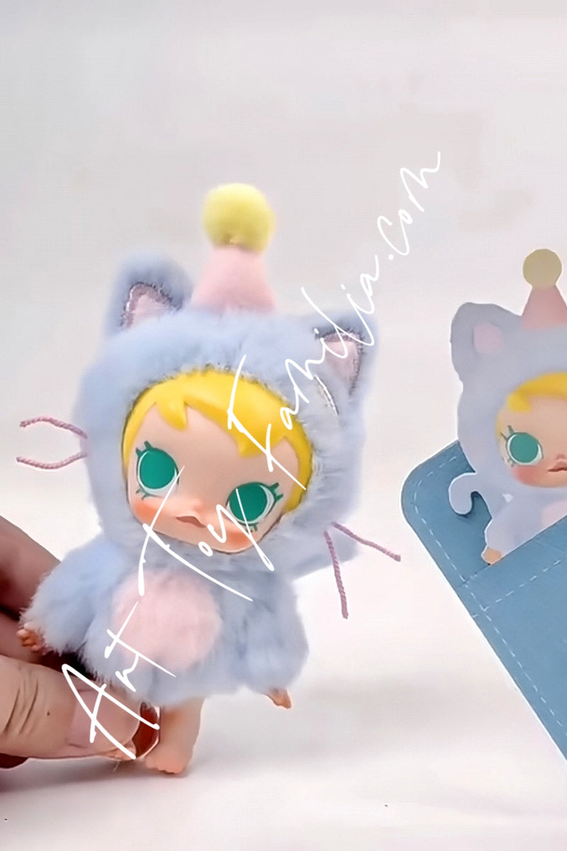Baby Molly Pocket Friends Series Vinyl Plush Pendant - 口袋朋友系列搪胶毛绒挂件