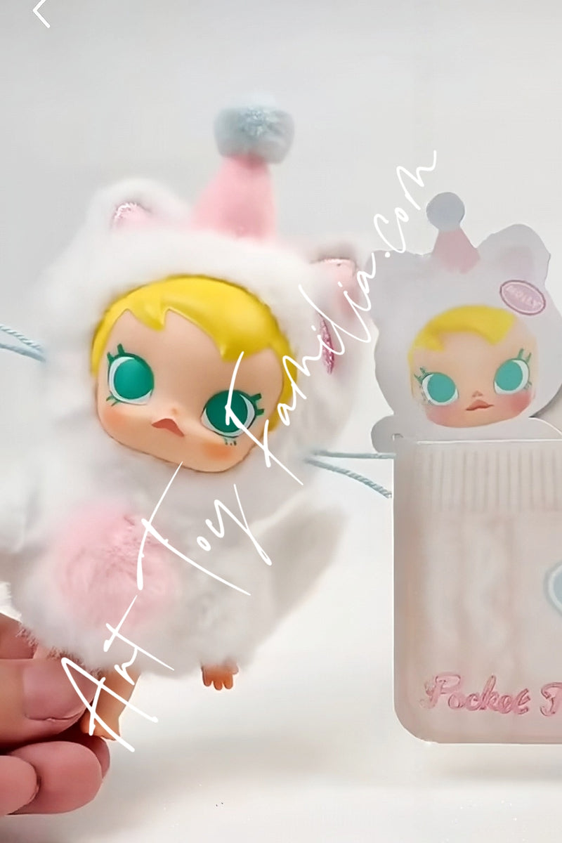 Baby Molly Pocket Friends Series Vinyl Plush Pendant - 口袋朋友系列搪胶毛绒挂件