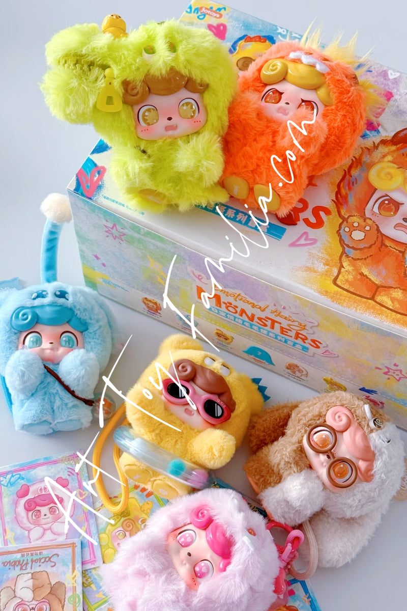 Q.Kids Emotional Hairy Monsters Series - Q宝情绪毛毛怪系列