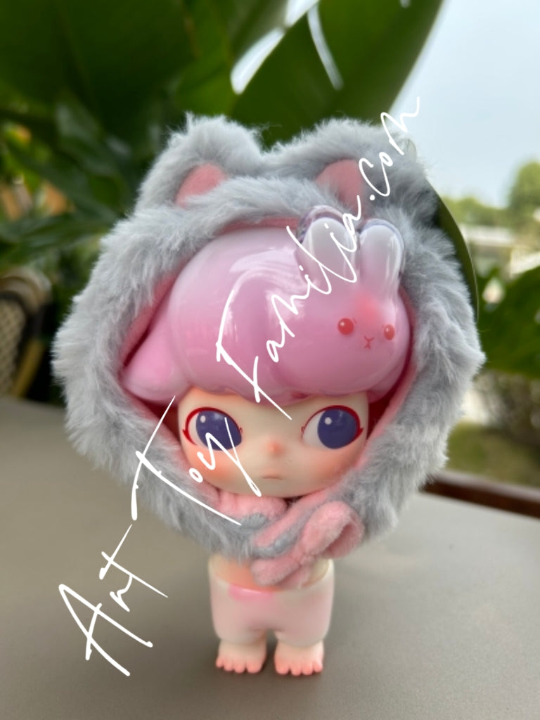 Dimoo Rabbit Pudding Sakura Jelly - 樱花果冻兔