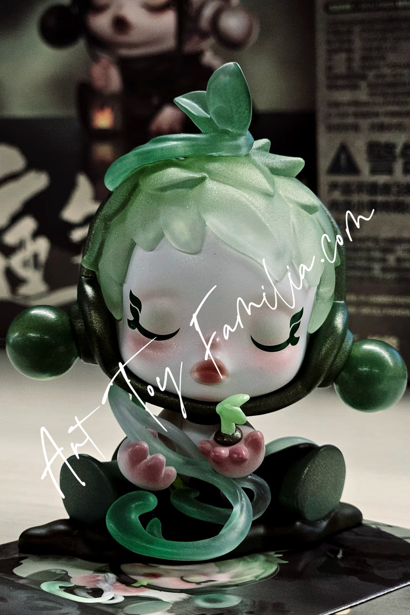 Skullpanda The Ink Plum Blossom Series - 庭前墨梅系列