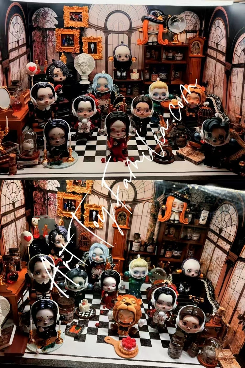 Skullpanda × The Addams Family Series Blind Box Wednesday - 亚当斯一家系列