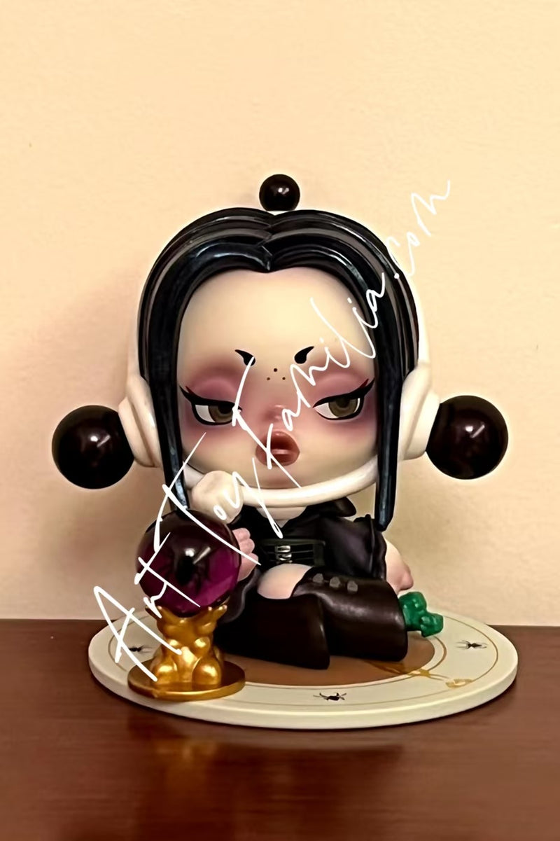 Skullpanda × The Addams Family Series Blind Box Wednesday - 亚当斯一家系列
