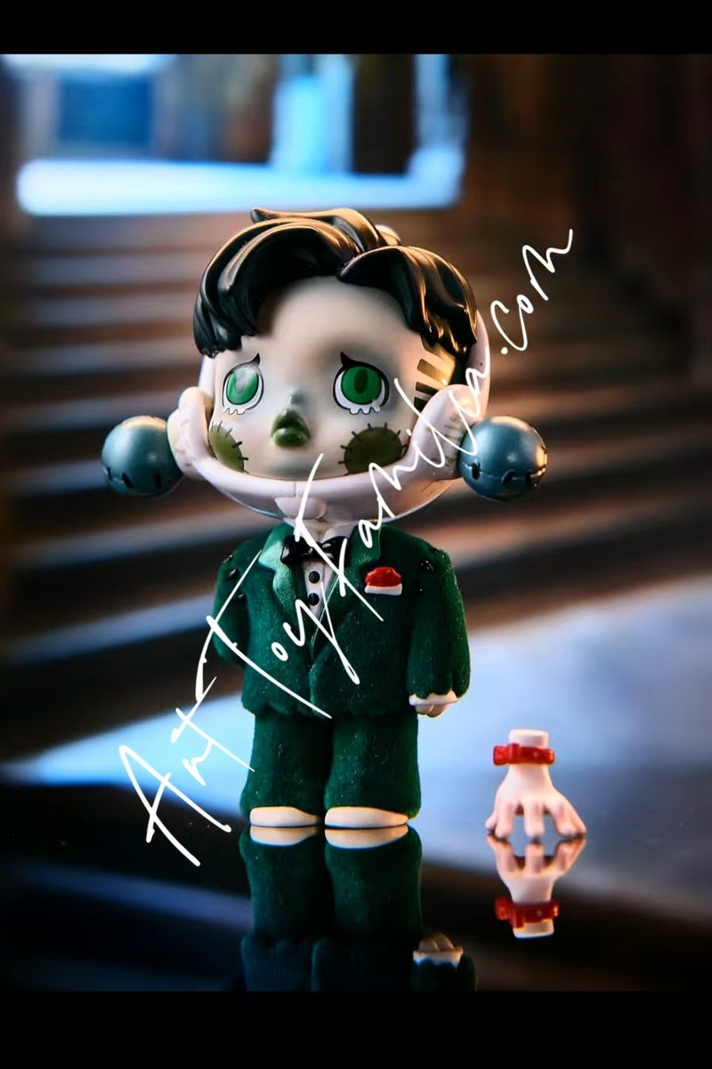 Skullpanda × The Addams Family Series Blind Box Wednesday - 亚当斯一家系列