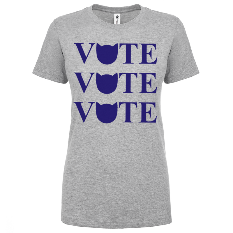 Women's Vote for Cats Graphic T-shirt