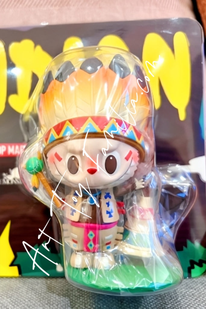 The Monsters Labubu Indian Figurine - 印第安人吊卡