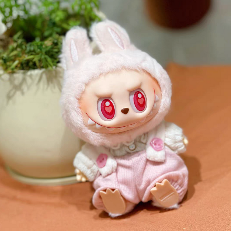 Doll Cloth Cotton Candy Overalls Set - 003