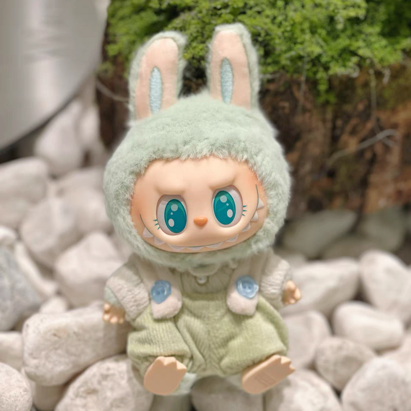 Doll Cloth Cotton Candy Overalls Set - 003
