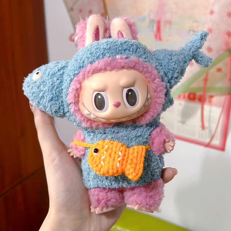 Doll Cloth Knitwit Chill Fish Set For Labubu - 073
