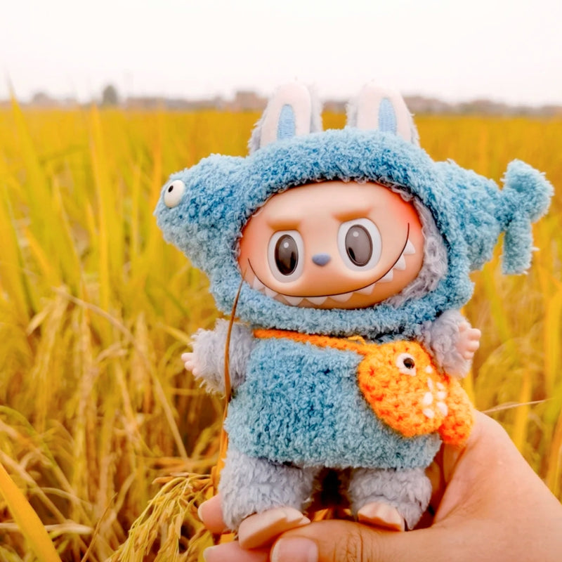 Doll Cloth Knitwit Chill Fish Set For Labubu - 073