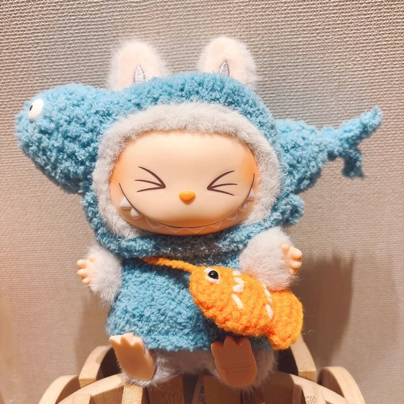 Doll Cloth Knitwit Chill Fish Set For Labubu - 073