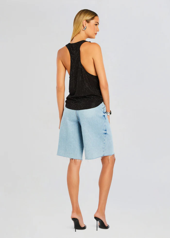 Whitney Embellished Top | Black