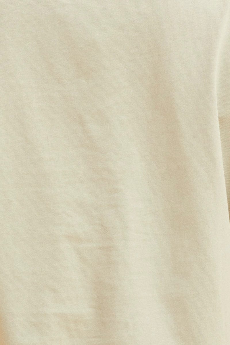 Green Cotton T-Shirt Crew Neck Regular Fit Cotton