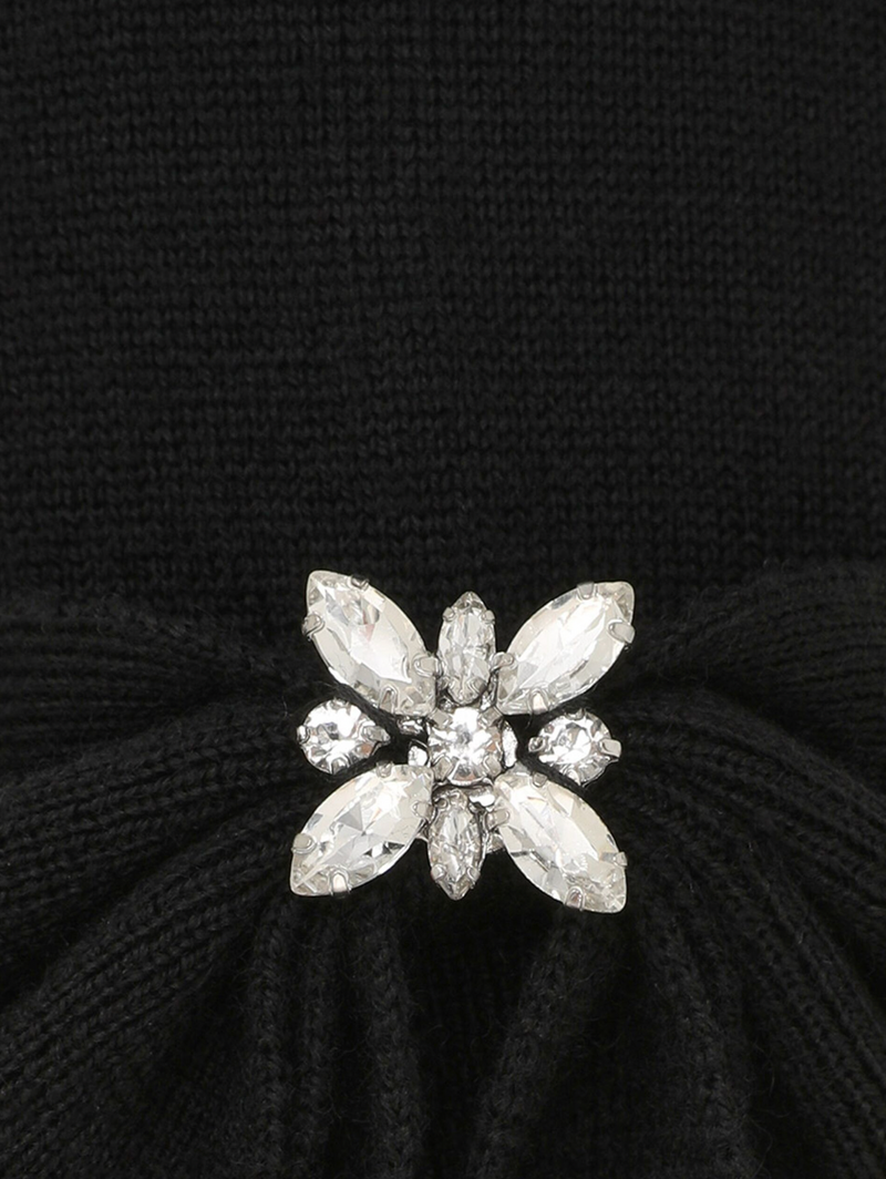 Crush Bow Embellished Top