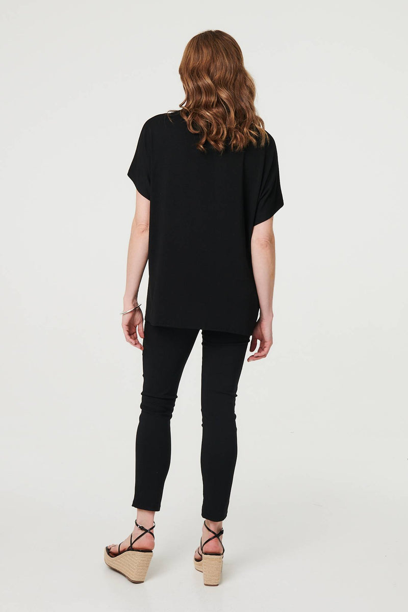 Sparkly Embellished Relaxed T-Shirt