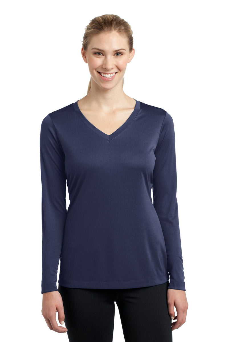 Sport-Tek Women's Long Sleeve PosiCharge Competitor V-Neck Tee LST353LS