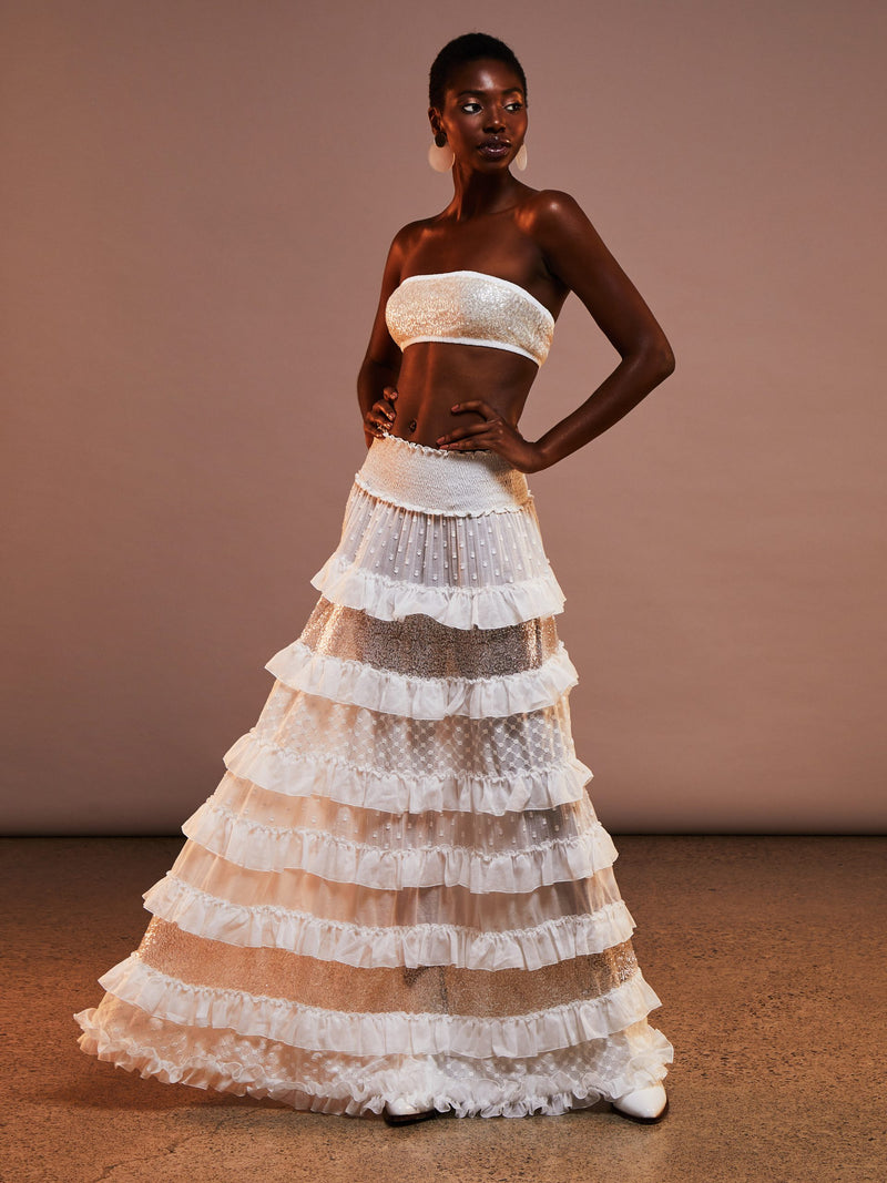 PAILLETTES BANDEAU TOP