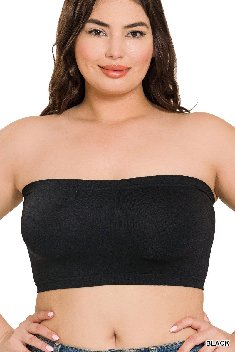Plus Size Seamless Bandeau