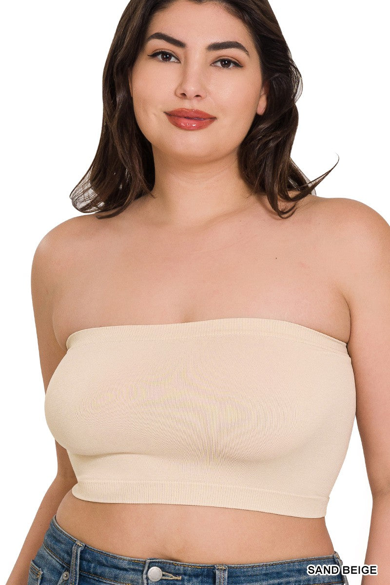 Plus Size Seamless Bandeau