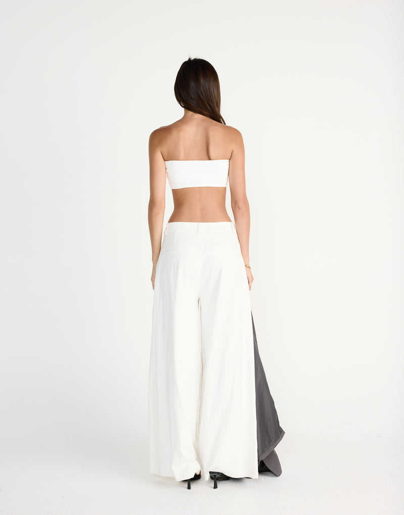 Maribel Bandeau Top (White)