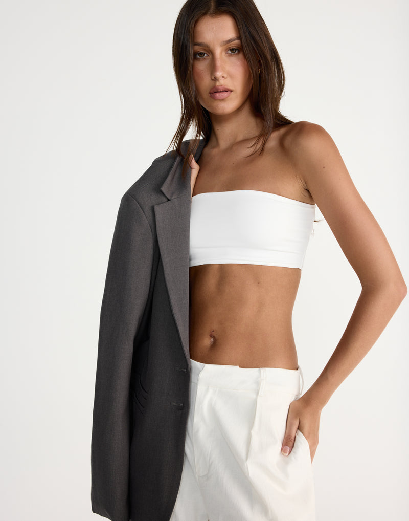 Maribel Bandeau Top (White)