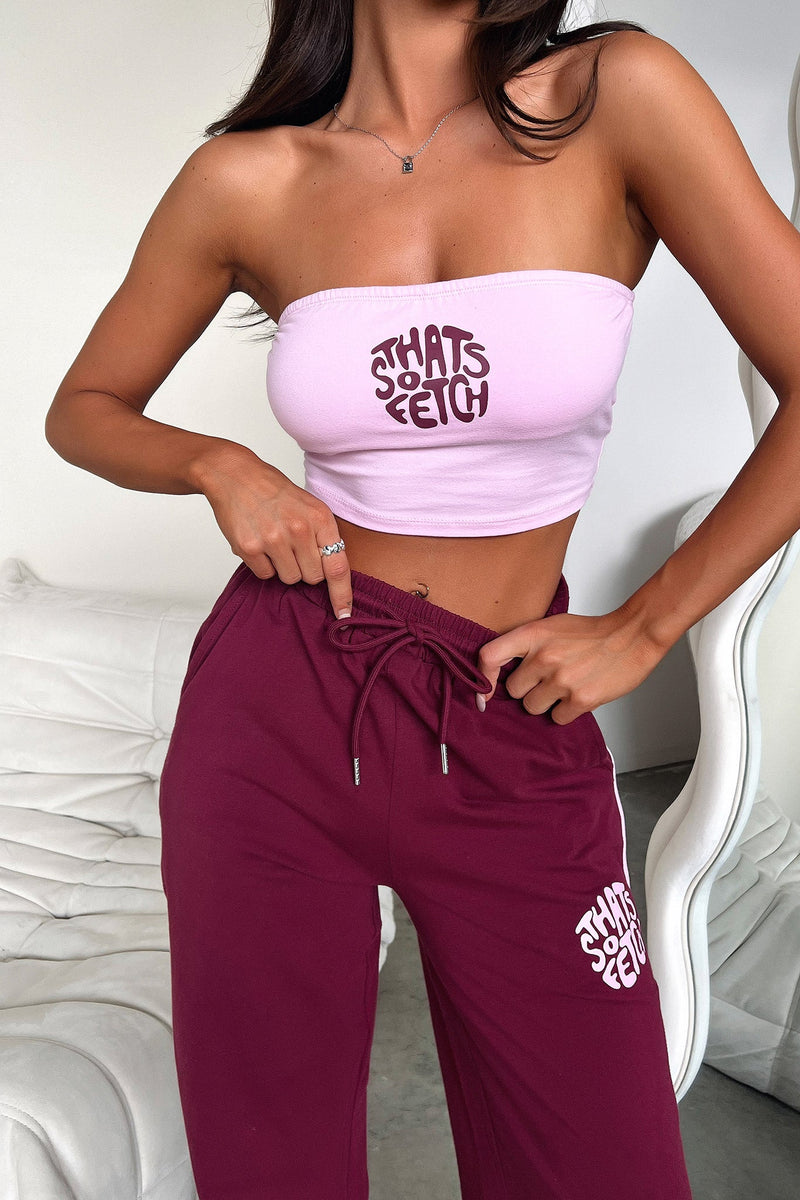 Beckham Bandeau Top - Pink