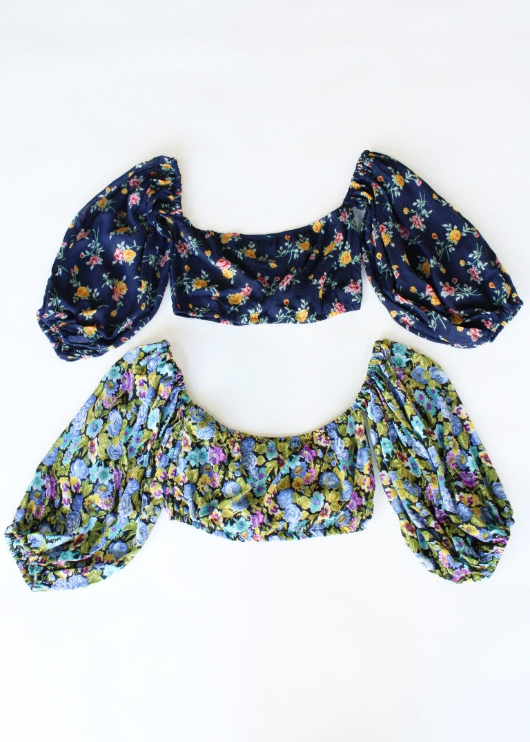 RCYCLD Gauze OTS Bandeau Top