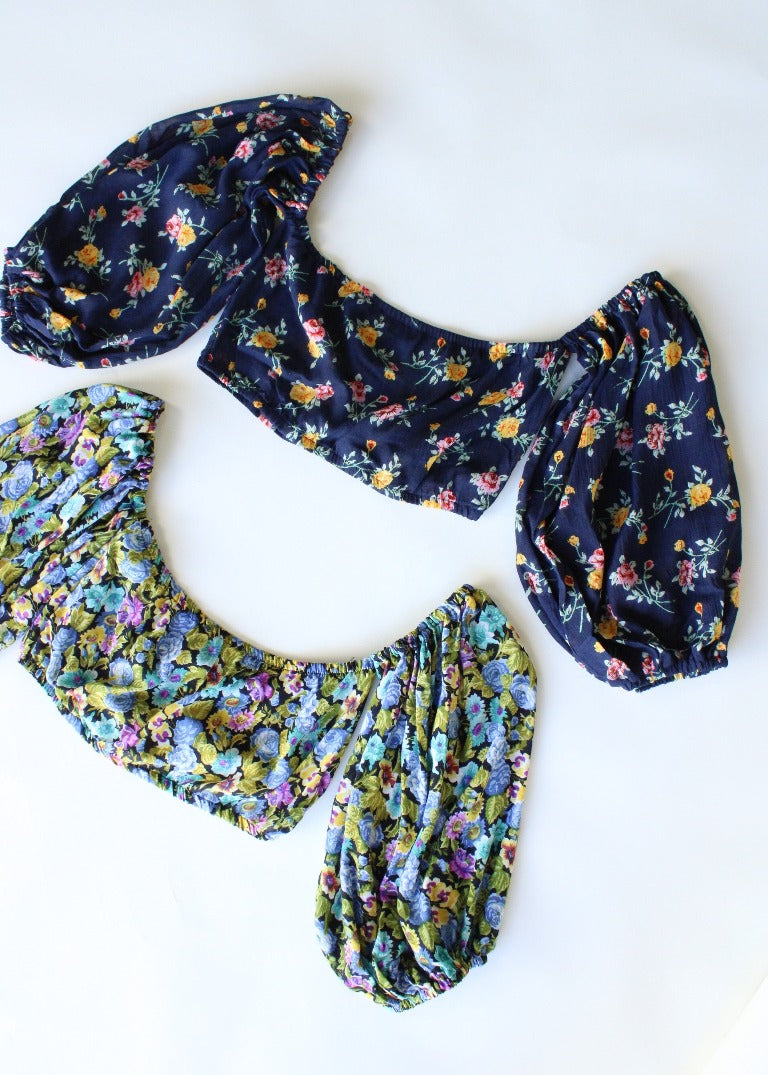 RCYCLD Gauze OTS Bandeau Top