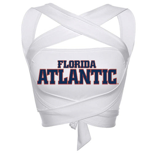 Florida Atlantic Owls White Multi Way Bandeau Top