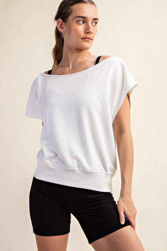 Get Real Curvy Off The Shoulder Top