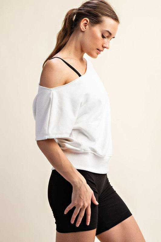Get Real Curvy Off The Shoulder Top