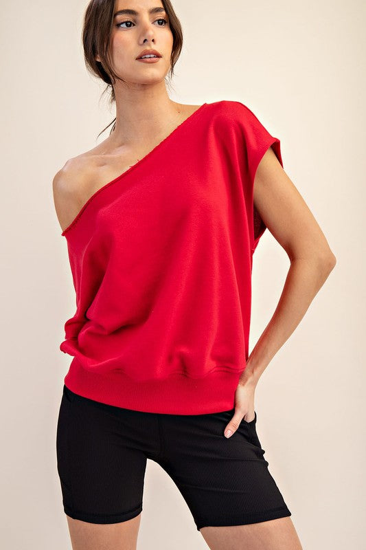 Get Real Curvy Off The Shoulder Top