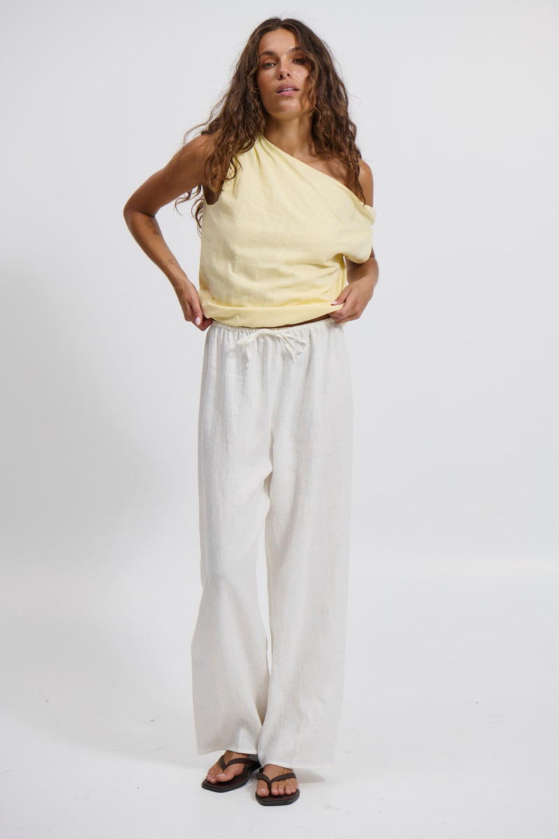Dove Off The Shoulder Top Lemon