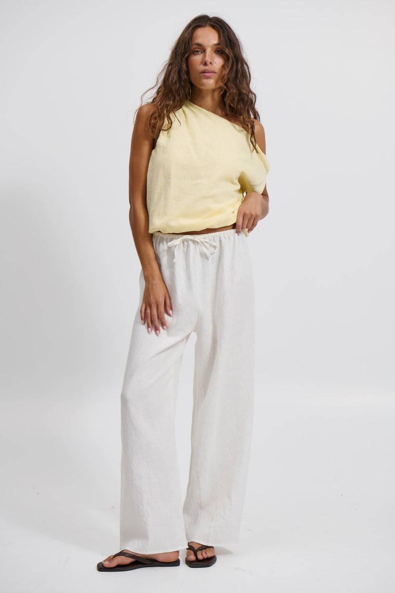 Dove Off The Shoulder Top Lemon