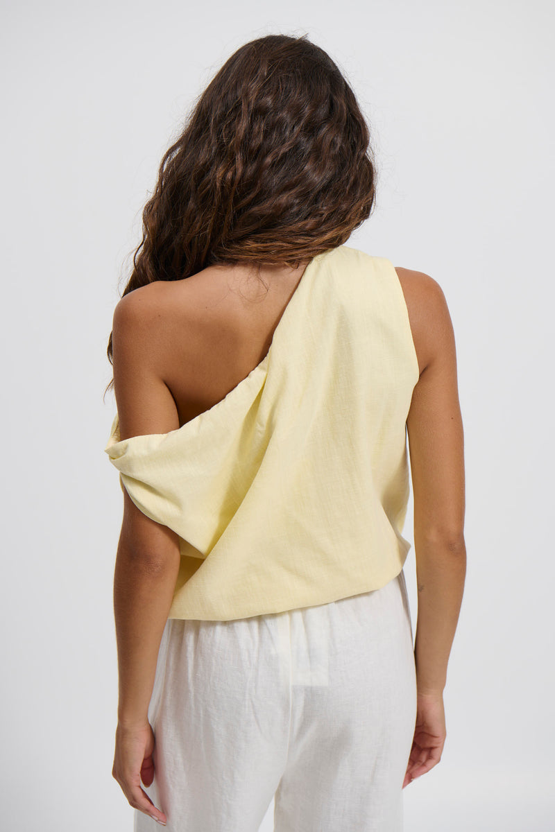 Dove Off The Shoulder Top Lemon