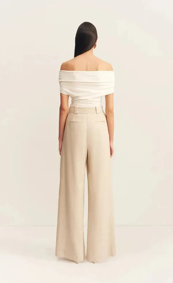 Beau Off Shoulder Top - Ivory