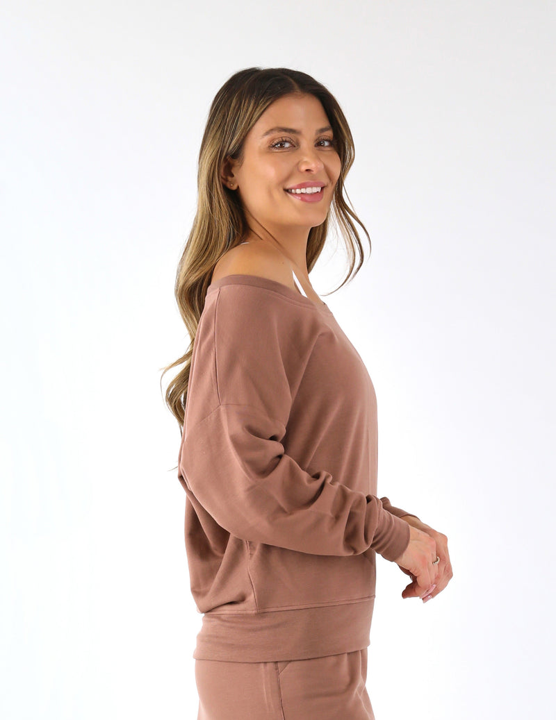 Lounge Off Shoulder: Mocha