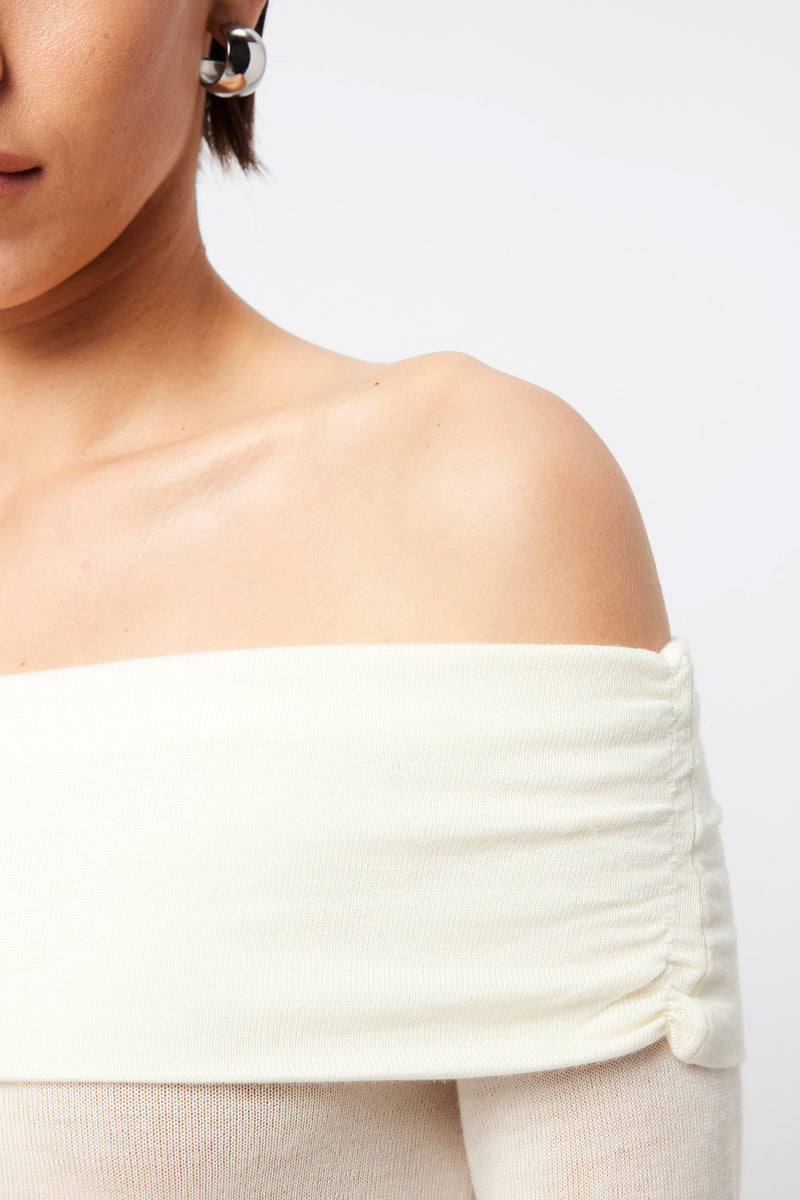 Maine Off Shoulder Merino Top