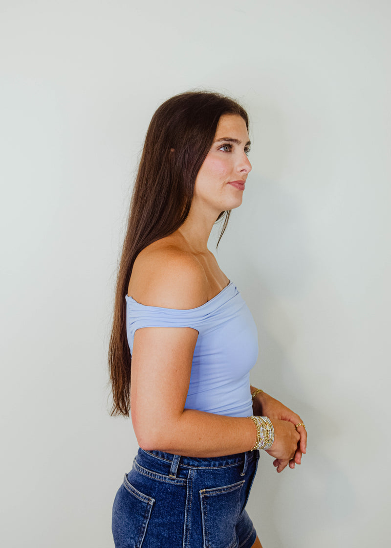 Lana Off-The-Shoulder Contour Top