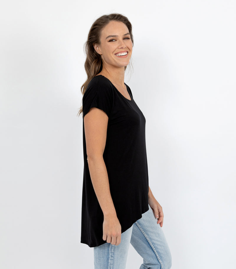 Bamboo Elastane Oversized T-Shirt